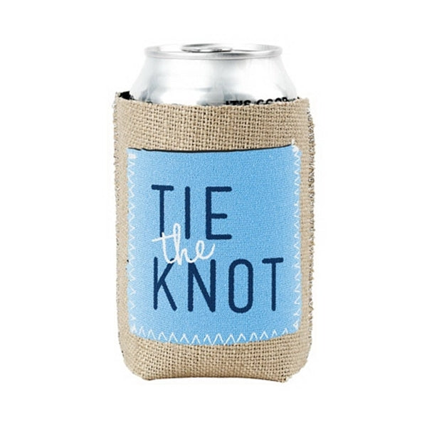 Burlap Little Buddy with Neoprene Pocket