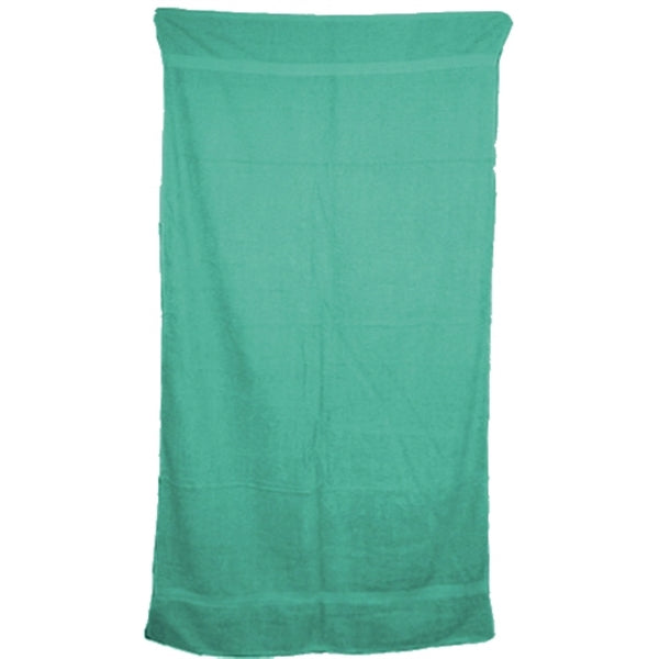 Jade 34x70 Terry Cotton Beach Towels.