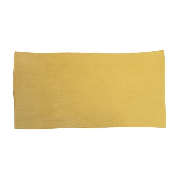 Sunshine Yellow 34x70 Terry Velour Beach Towels.