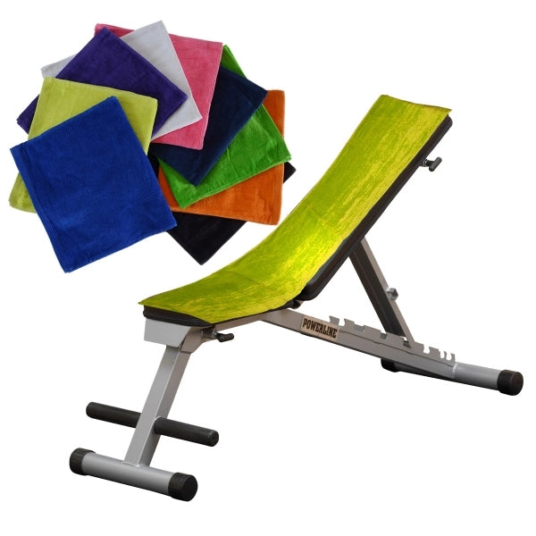 Neon Yellow 12x44 Gym Towel 100 % Cotton 2.9 Lbs per doz