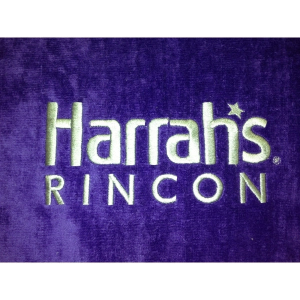 Purple 32x64 Terry Velour Beach Towels.
