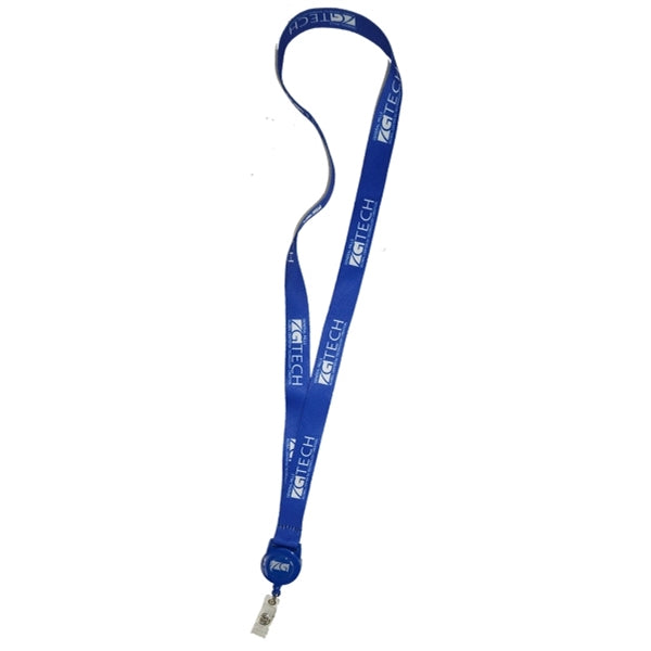 Dye-Sublimation Lanyard with Retractable Reel Combo