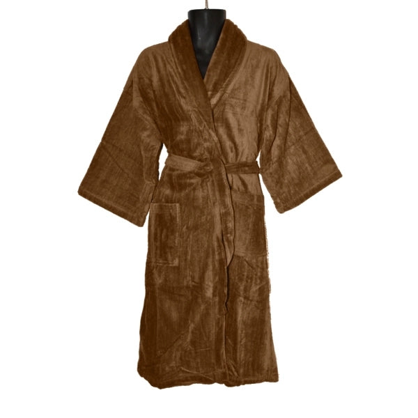 Tan Shawl Bathrobe