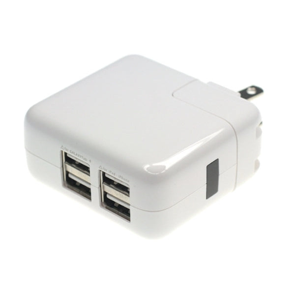 Logan Fast USB Wall Plug Charger 4-port Adapter