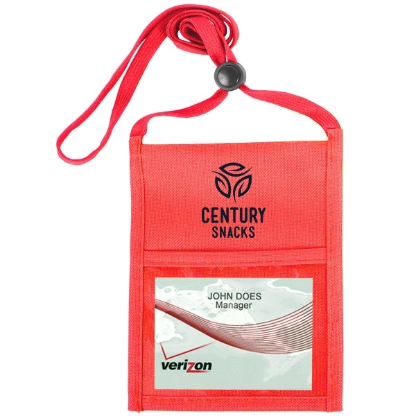 Event Neck wallet w/ 3/8" Lanyard