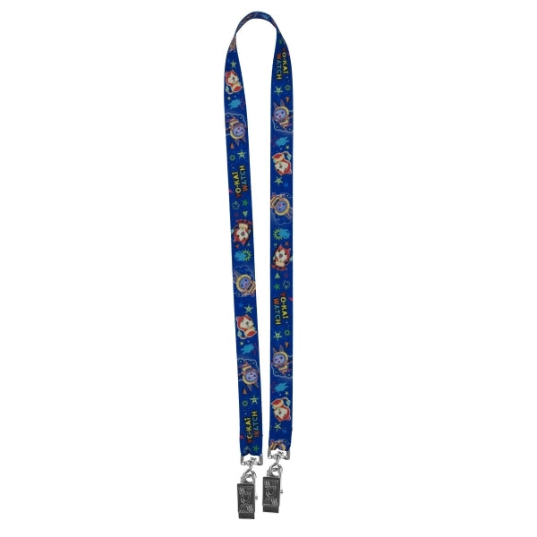 Import Air Ship Dual Attachment Super Soft Polyester Lanyard