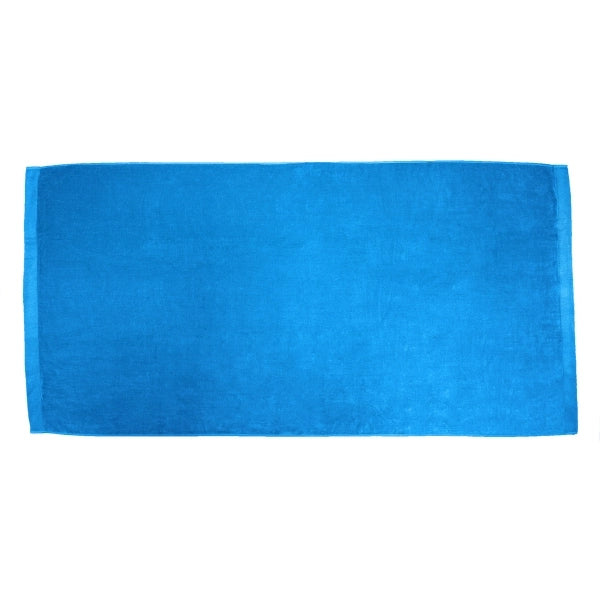 King Size Dobby Hem Velour Beach Towel