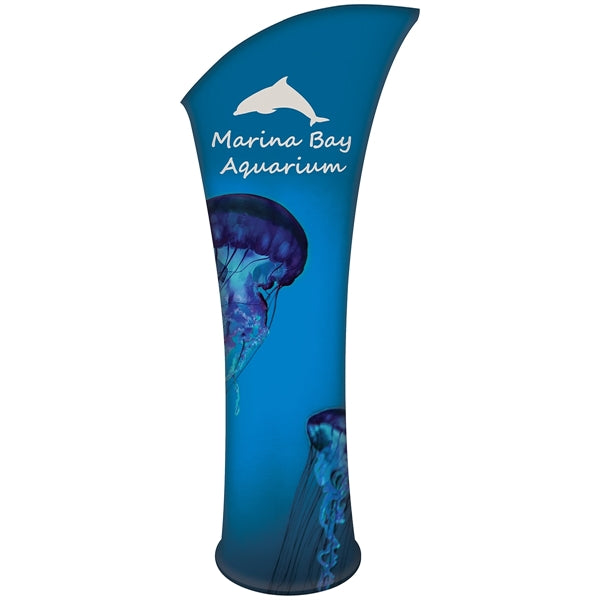 Tower Stand Pointed Curve Replacement Banner