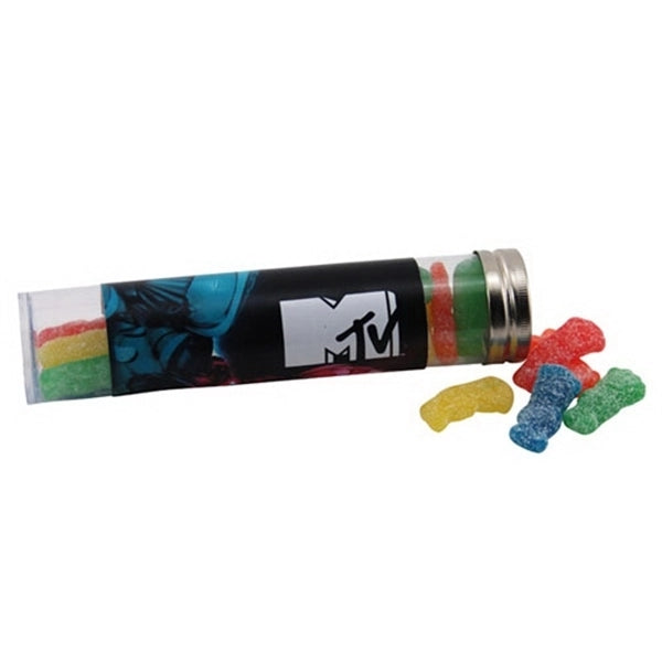 Sour Kids in a 6 " Plastic Tube with Metal Cap