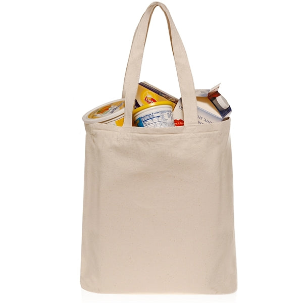 10 oz. Canvas Grocery Bags with 22" Handles