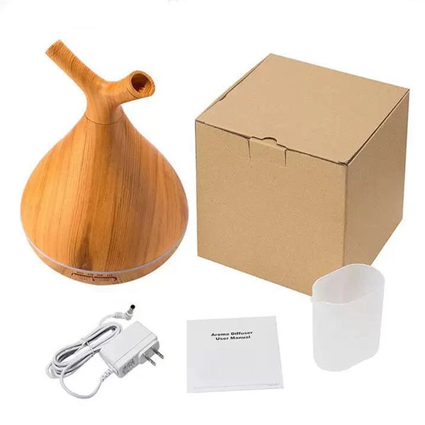 Wood Grain Ultrasonic Cool Mist Humidifier