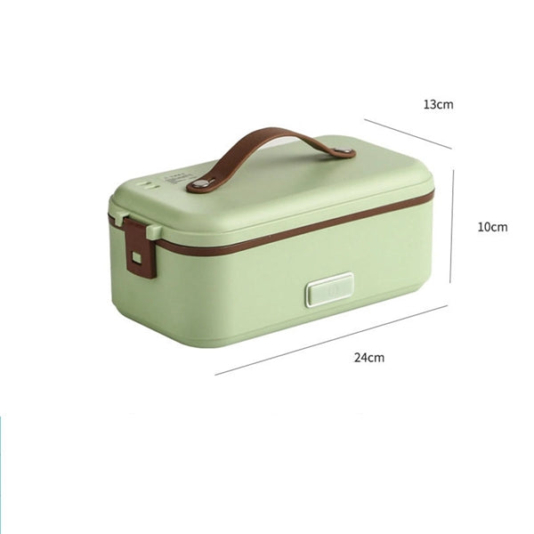 Portable Electric Lunch Box for Car & Home w/ Fork & Spoon