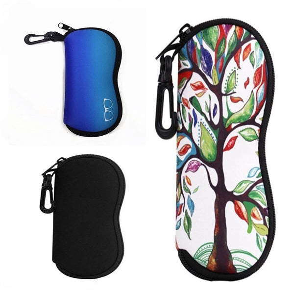 Neoprene Zipper Eyeglass Case