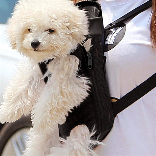 Adjustable Pet Front Carrier Backpack Travel Bag