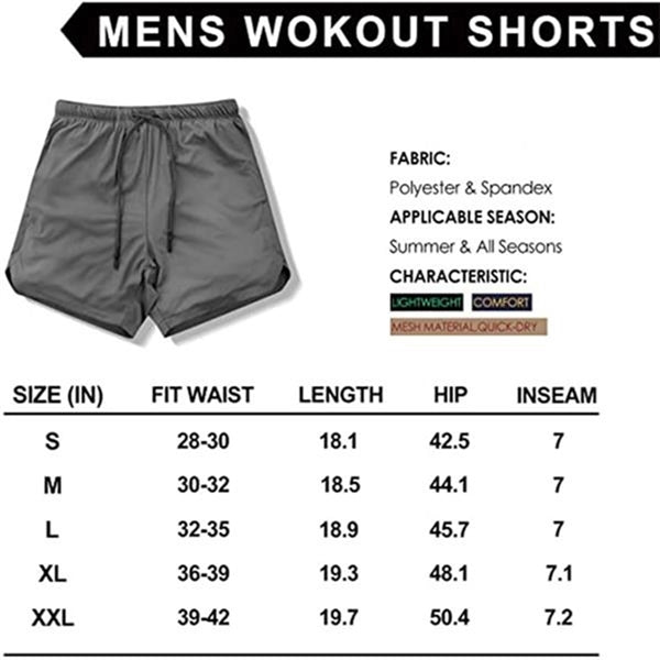Men's Workout Running Shorts