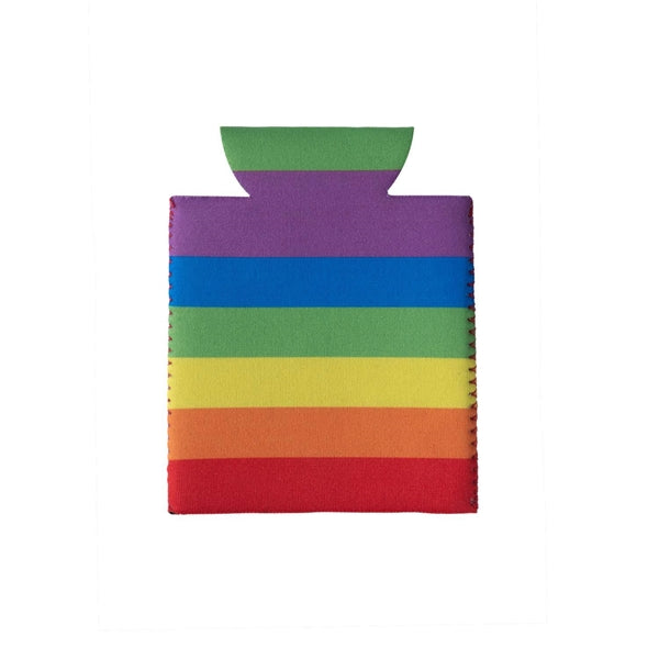Rainbow Neoprene Can Cooler