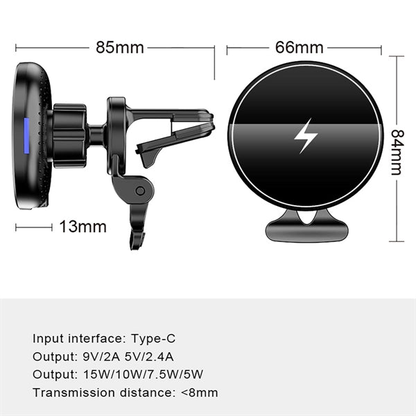 Magnetic Wireless Car Charger