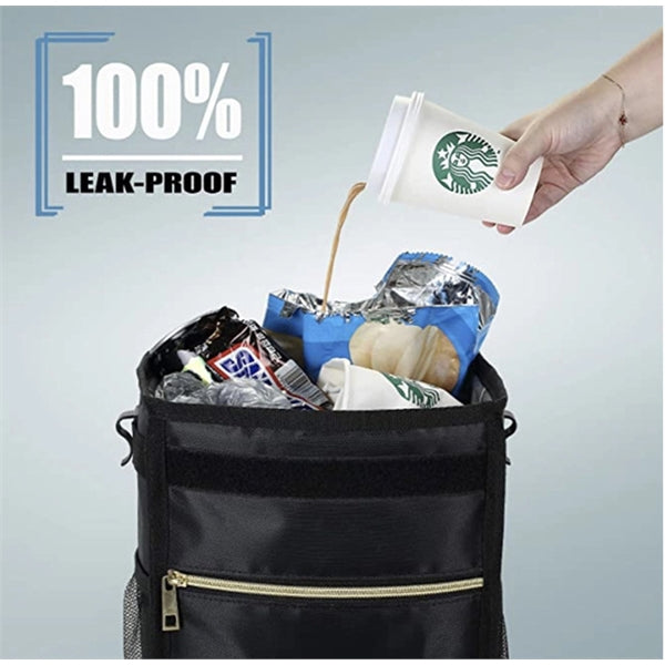Car Trash Can with Lid
