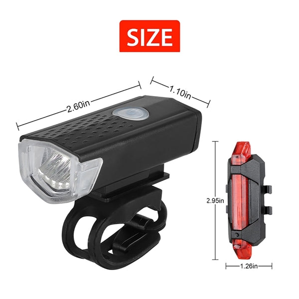 Bike Headlight and Taillight Set