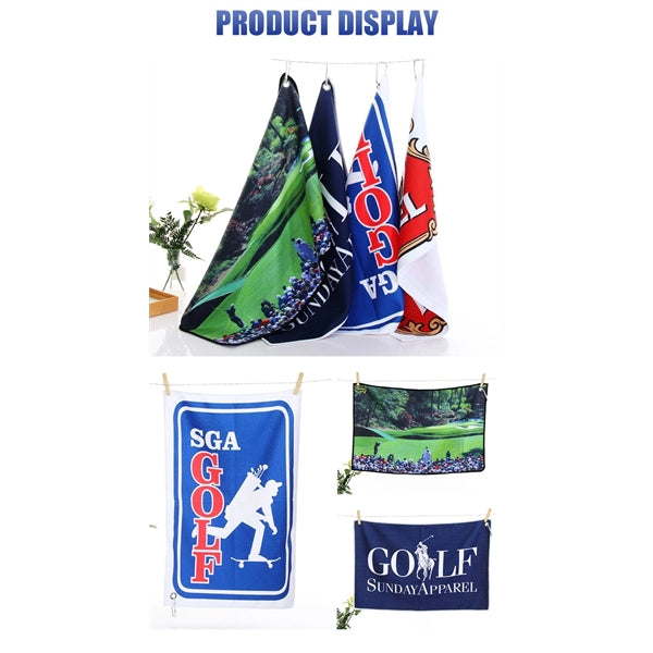 Quick Dry Golf Towel w/ Carabiner