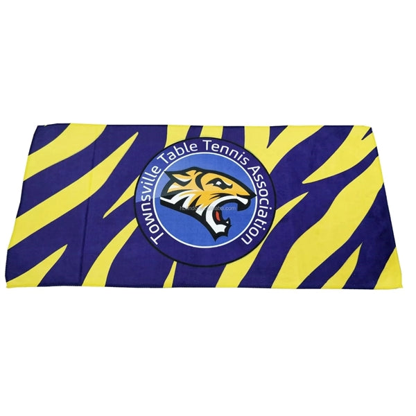 Plush Microfiber Velour Rally Towel w/ Cotton Terry Loops