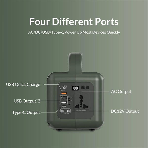 120W Portable Power Station Generator