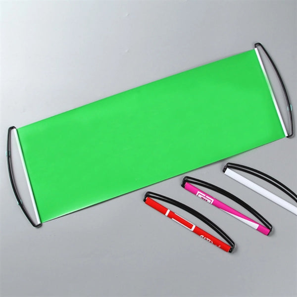 Promotional Scroll Banner Flag