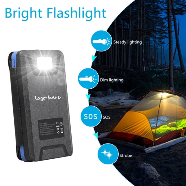 Foldable Solar Powered Wireless Charging Power Bank