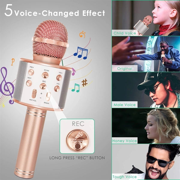 Wireless Bluetooth Karaoke Microphone