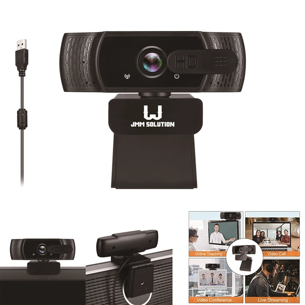 Webcam With Microphone and Privacy Cover