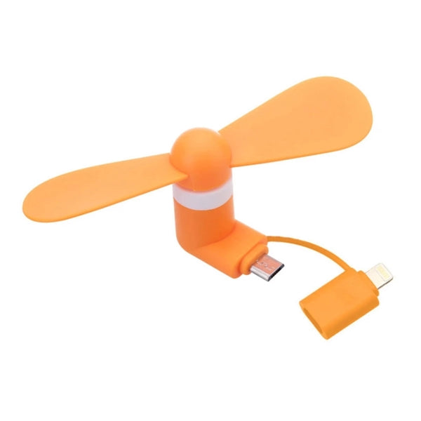 2 in 1 Mini USB Fan For Phone