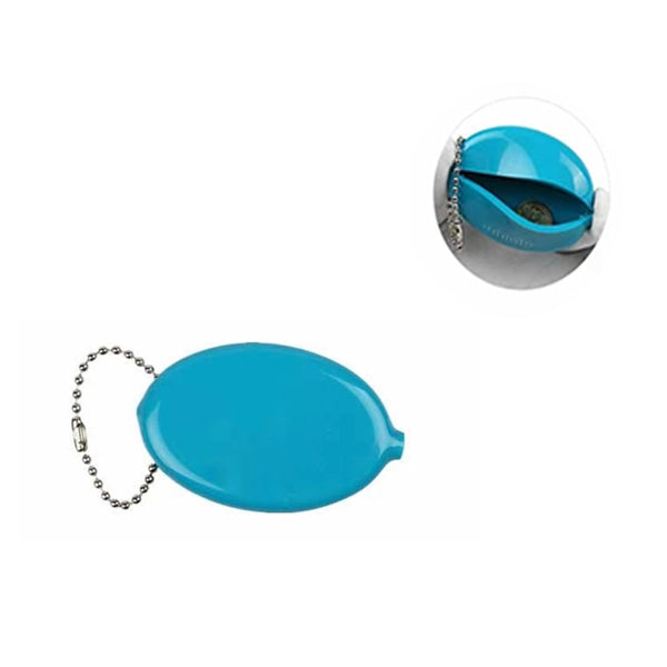 Oval Rubber Coin Purse