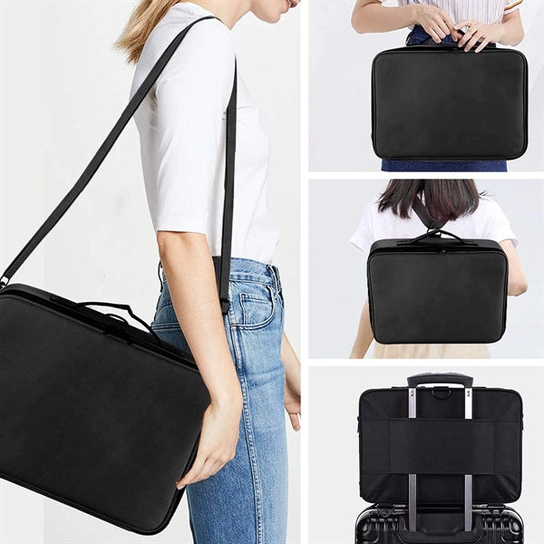 Portable Large Travel Professional Makeup Train Case