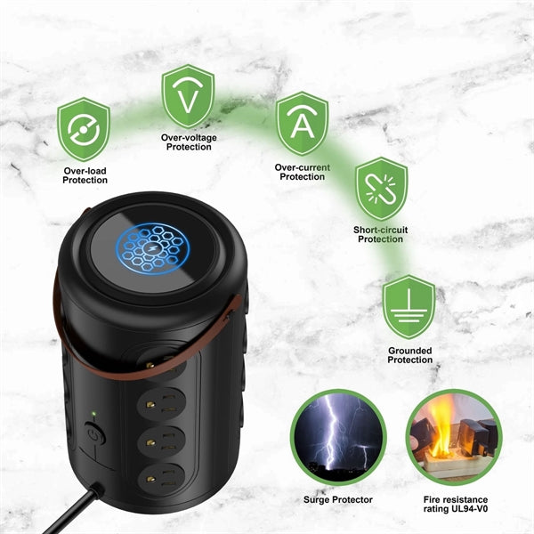 Power Strip Tower Wireless Charger