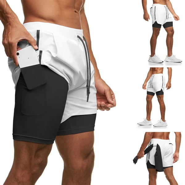 Men'S Gym Workout Shorts