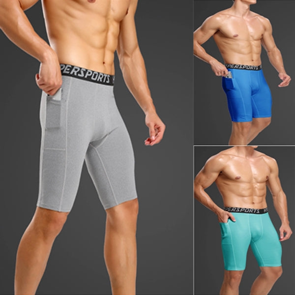Men'S Compression Short With Pocket