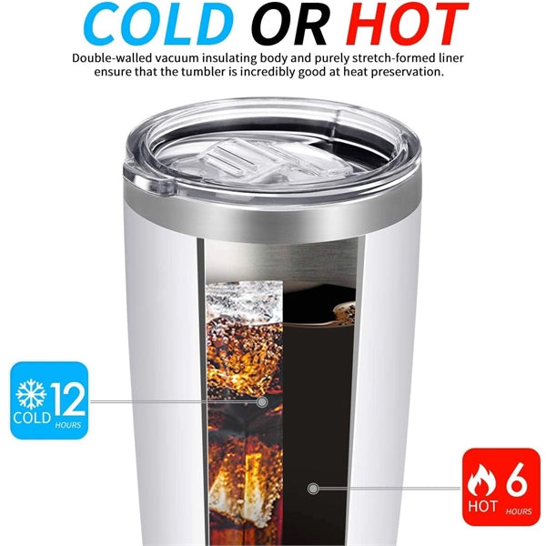 20 oz Vacuum Insulated Tumbler with Lid