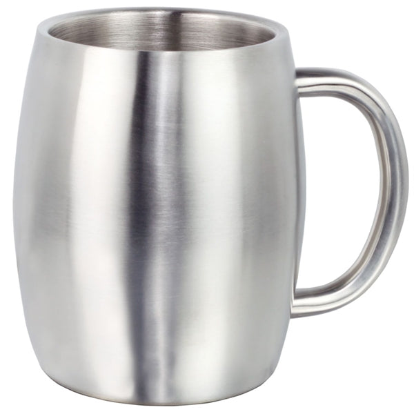 14 oz Double Wall Stainless Steel Mugs with Handles