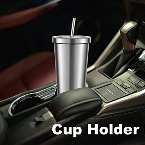 17Oz Vacuum Tumbler With Straw