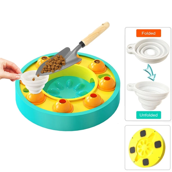 Brain Trainer Pet Toy Slow Feeder Bowl