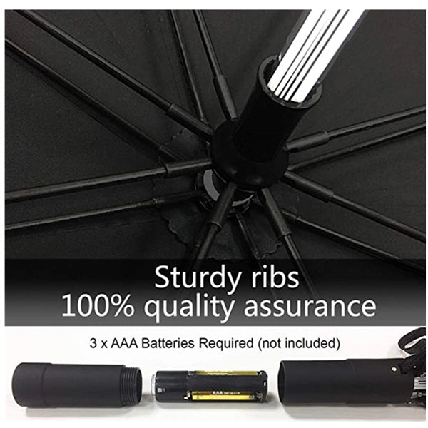 Led Lightsaber Light Up Golf Umbrella