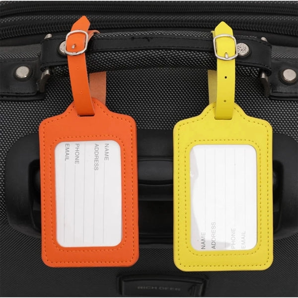 Colorful PU Leather Luggage Tag