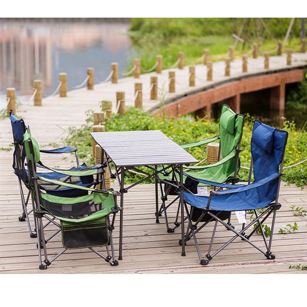Folding Camping Chair With Side Bag