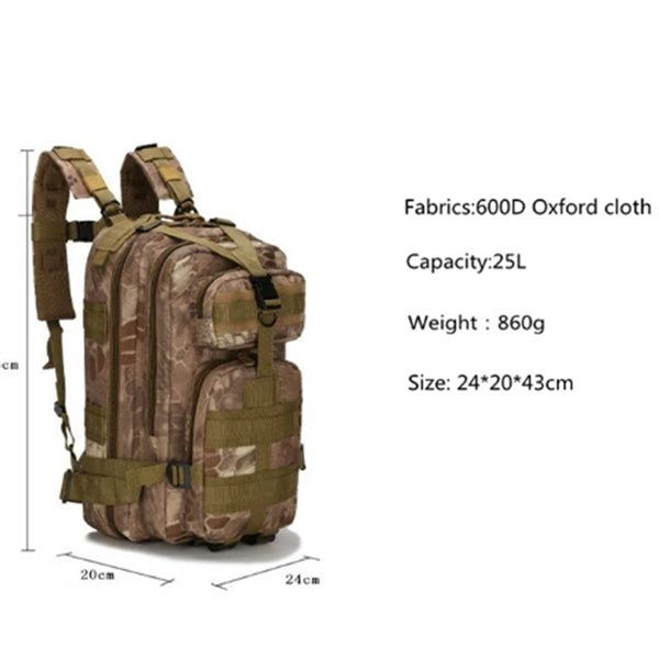 Outdoor Trekking Camping Army Backpack