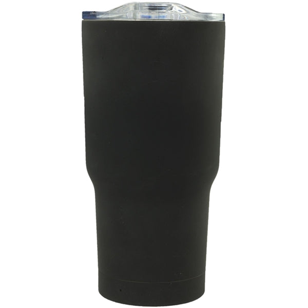 17 oz Soft Touch Rubberized Stainless Steel Travel Mugs