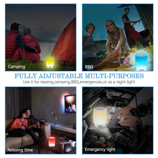 Portable Night Light Bluetooth Speaker