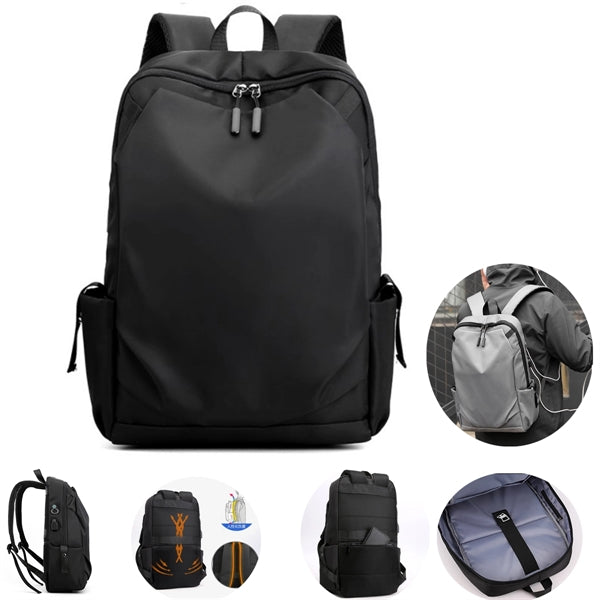 Waterproof Business Travel Laptop Backpack With Usb Charging