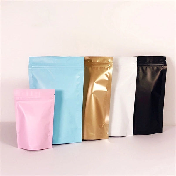 Colorful Self Sealing Zip Mylar Packing Pouch