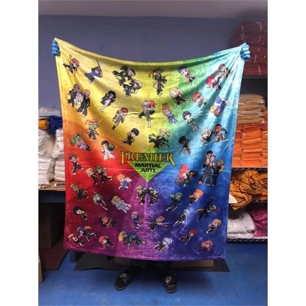Sublimated Silk Touch Blanket (50" x 60") 300 Gsm
