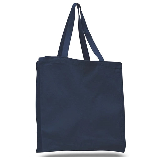 Cotton Canvas Gusset Tote Bag (14 x 15 x 4) 12Oz